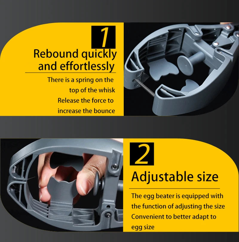 Kitchen Quick One-Handed Whisk Baking Peeling And Shelling Egg Opener Tool Manual Bake Tools Kitchen Gadget Accessories