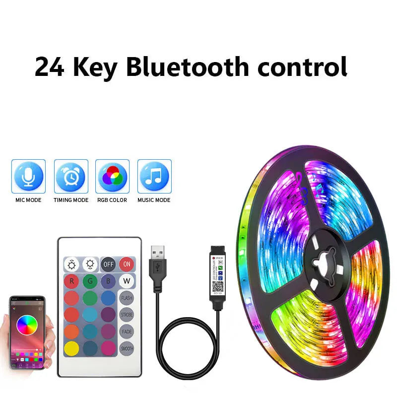 Smart RGB LED Strip Lights – App & Voice Control | TV, Bedroom & Gaming Setup