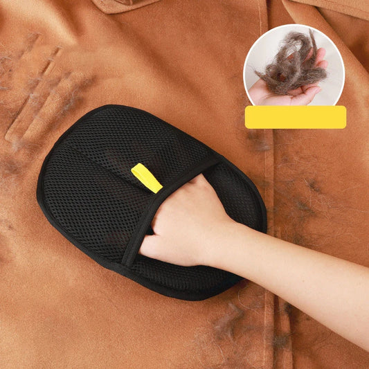 Pet Hair Remover Glove Reusable Static Removal Gloves Double-Sided Cat Dog Grooming Gloves Hair Removal Tool Pet Supplies