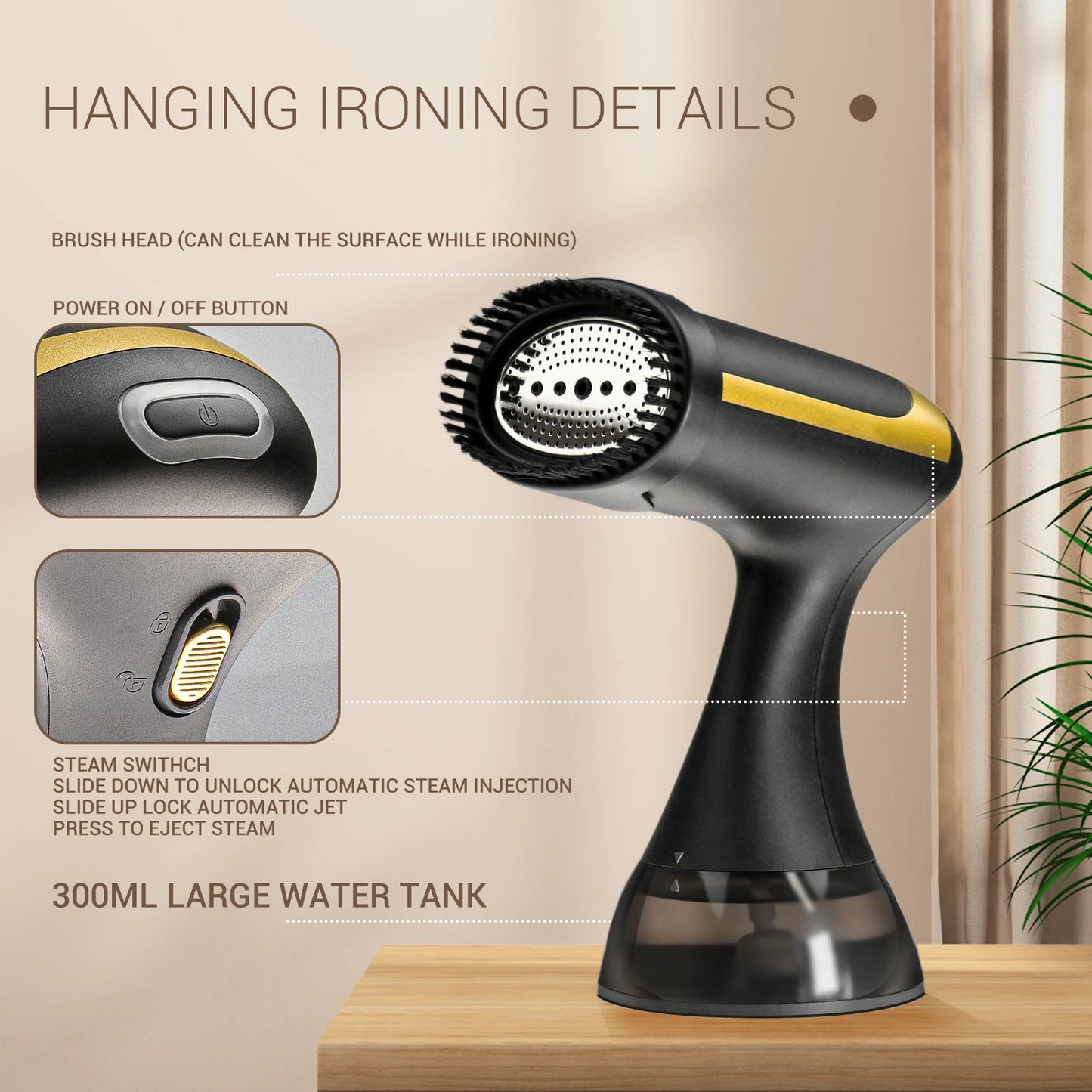 1500W Handheld Steam Iron