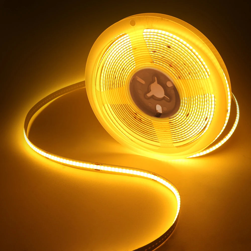 8MM COB Led Strip 5V with Motion Sensor Battery Powered 320LEDs/M USB Induction Night Light Warm White Red Ice Blue Green Yellow