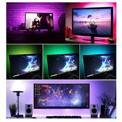 Smart RGB LED Strip Lights – App & Voice Control | TV, Bedroom & Gaming Setup