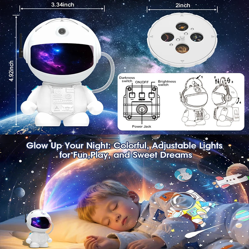 Astronaut Night Sky Projector