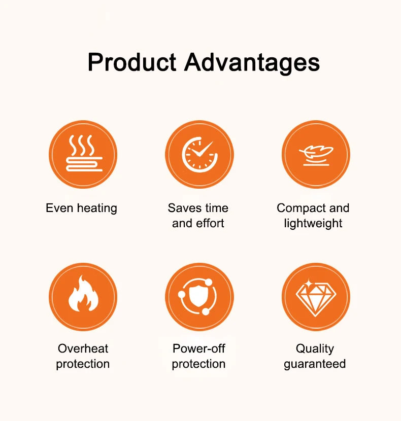 Electric Crepe Maker Long Handle Non-stick Pizza Pancake Baking Pan Spring Roll Cake Griddle Rice Wrap Cooking Plate Household