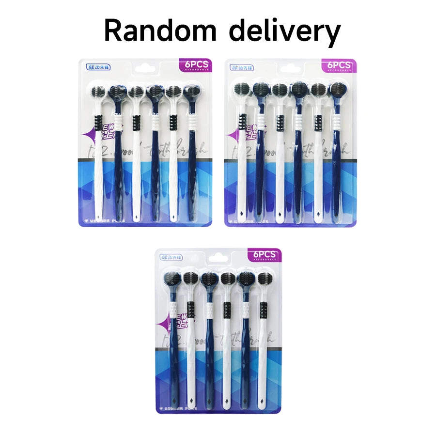 Three sided U-shaped Toothbrush