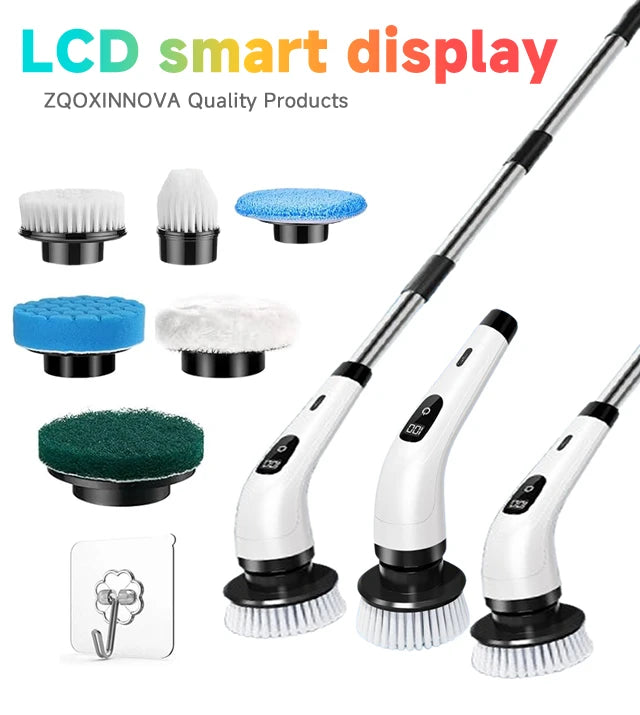 Bathroom Broom Toilet Mops Electric Multipurpose Cleaning Brush