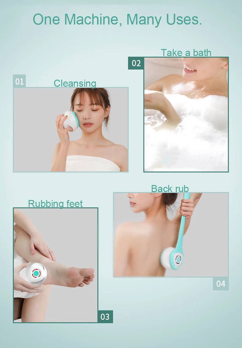 5-in-1 Electric Shower Brush