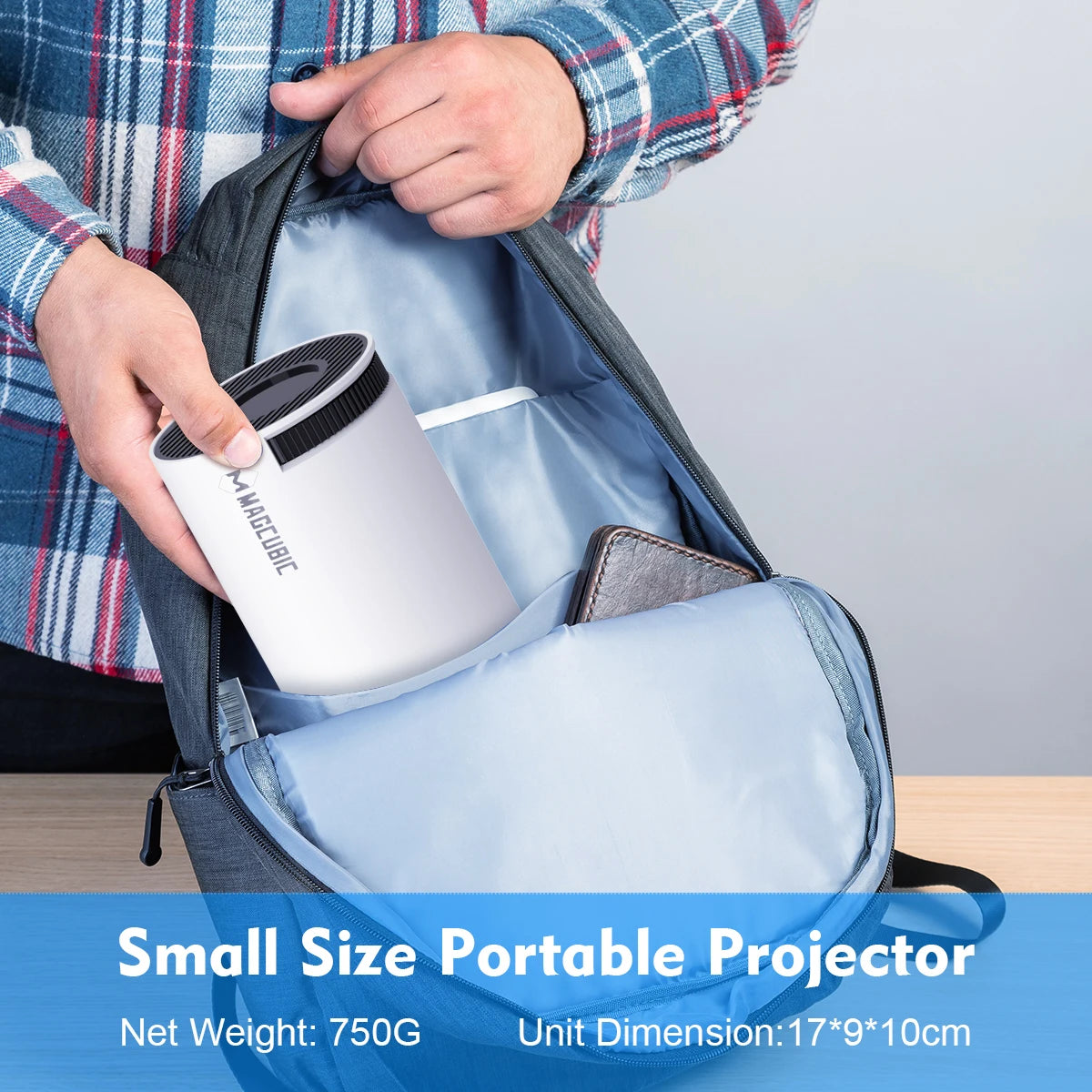 Portable 4K-Compatible Projector
