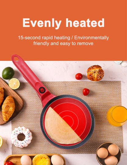 Electric Griddle for Crepes & Pizza
