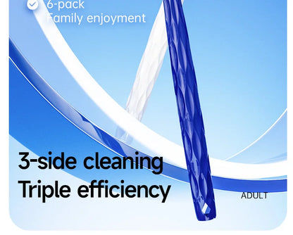 Three sided U-shaped Toothbrush