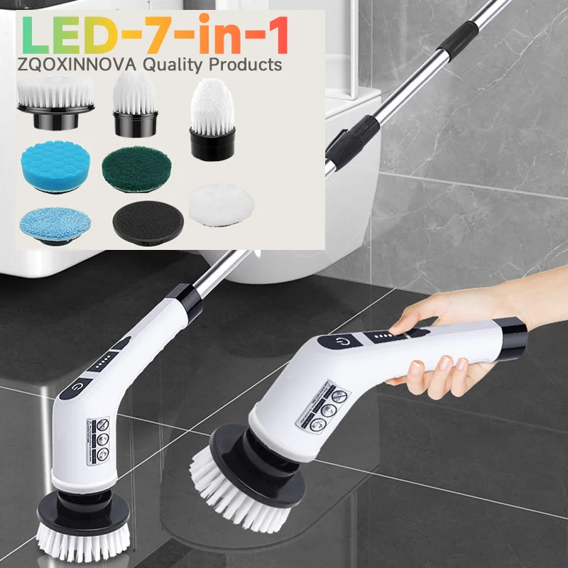 Bathroom Broom Toilet Mops Electric Multipurpose Cleaning Brush