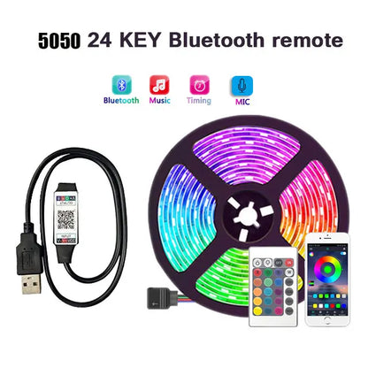 Smart RGB LED Strip Lights – App & Voice Control | TV, Bedroom & Gaming Setup