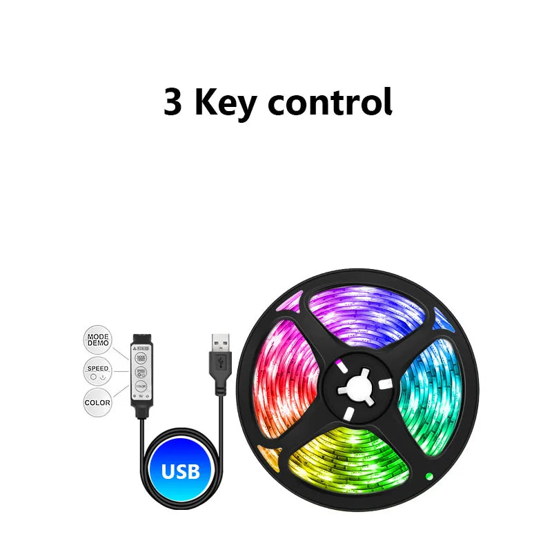 Smart RGB LED Strip Lights – App & Voice Control | TV, Bedroom & Gaming Setup